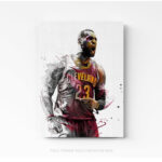 Tableau LeBron James NBA toile