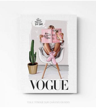 Tableau de marque vogue toile