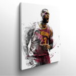 tableau-frame-photo-cadre-basketball-nba-LeBron-James