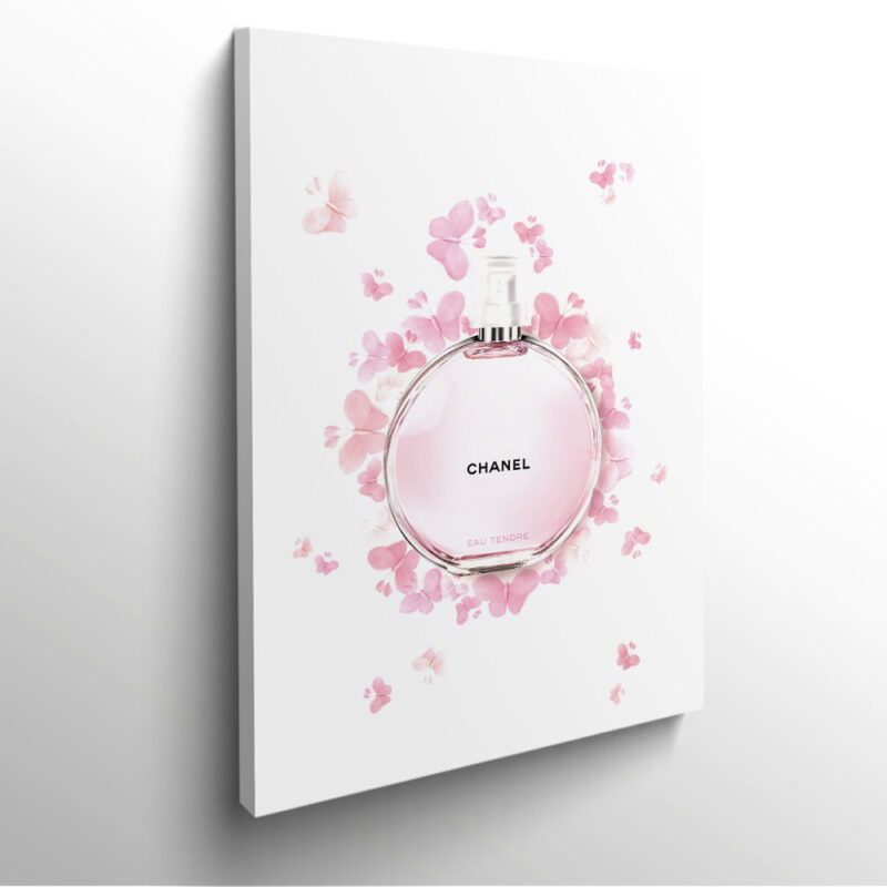 Chanel parfum perfum tableau frame marques de luxe home decor decoration murale cadre photo affiche poster