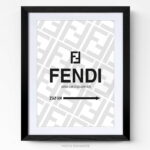 Tableau Déco Fendi frame
