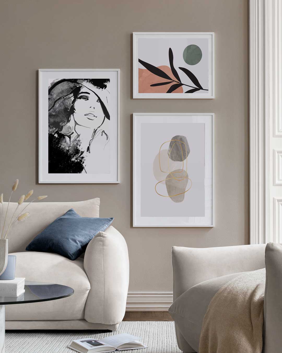 Tableau moderne et design minimaliste canvas frame
