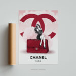 decoration murale Chanel Affiche poster tableau cadre photo