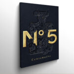 Décoration murale Chanel 5 Frame Wall art prints Affiche Poster tableau cadre photo
