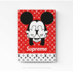 mickey supreme Lv Louis Vuitton decoration murale Affiche poster tableau cadre photo