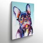 Portrait Bouledogue Français art tableau photo home deco decoration murale cadre photo affiche poster