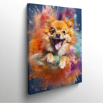 portrait chien spitz nain dog tableau photo home deco decoration murale cadre photo affiche poster