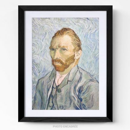 van Gogh Vincent Autoportrait tableau photo art home deco décoration murale cadre photo Affiche Poster portrait