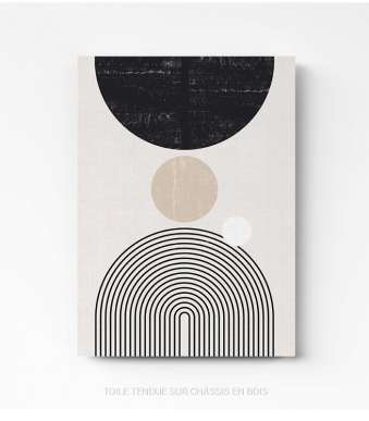 Tableau photo design forme géométrique abstrait minimalist toile